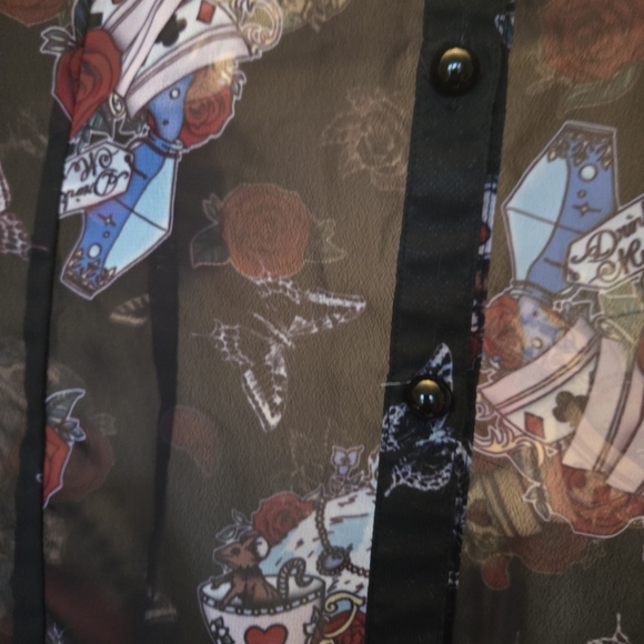 Hell Bunny 'Drink Up' Blouse - Picture 5 of 5